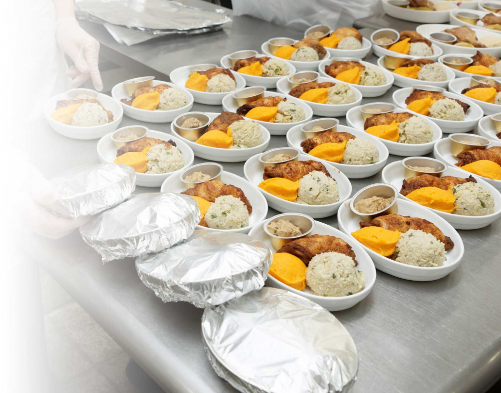catering arrangements – flight pit stop | beyond the... Blue Sky Aviation Catering – Food that is out of this world